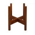 Massivholz Pflanzenständer mit Kreuzbein-Design